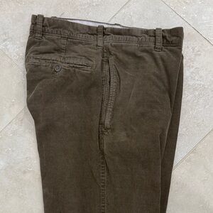 JCrew Men's Green Corduroy Pants